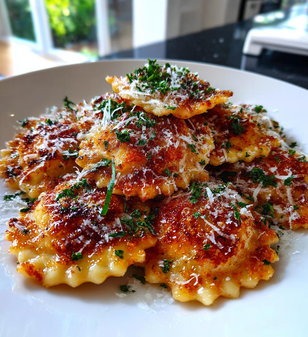 fried lobster ravioli