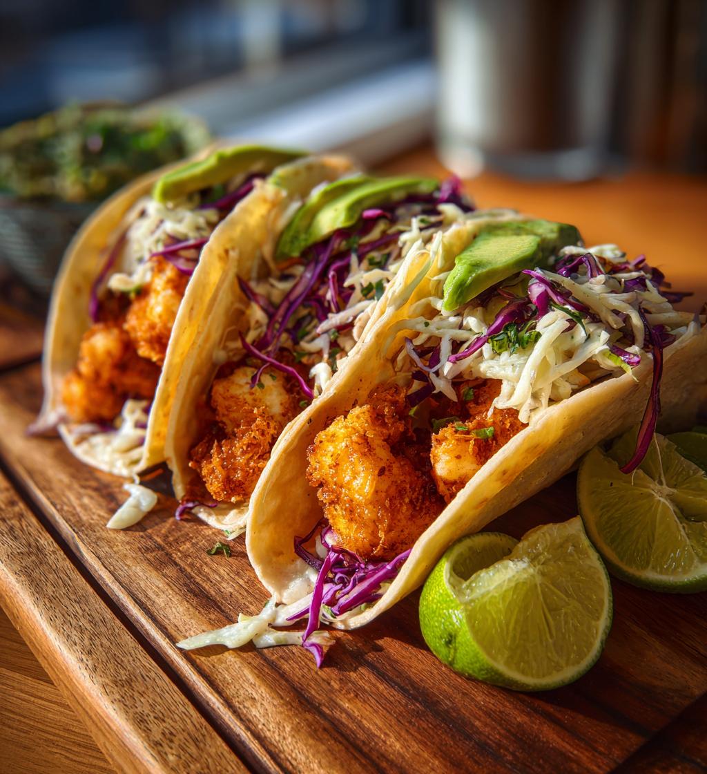 fried lobster tacos