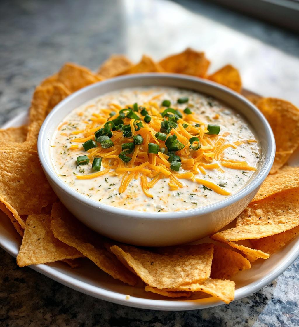 game day chips and dip