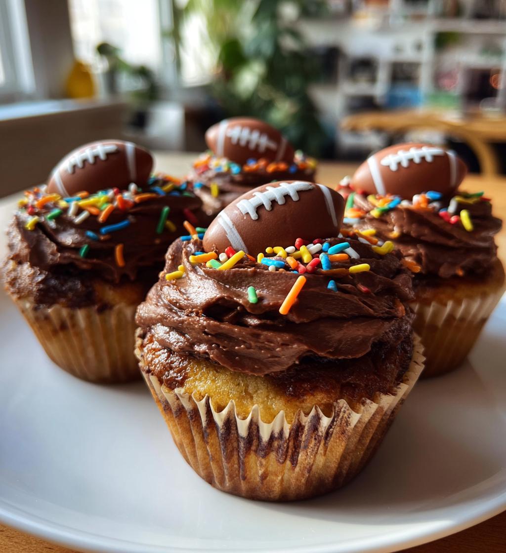 game day cupcakes football season