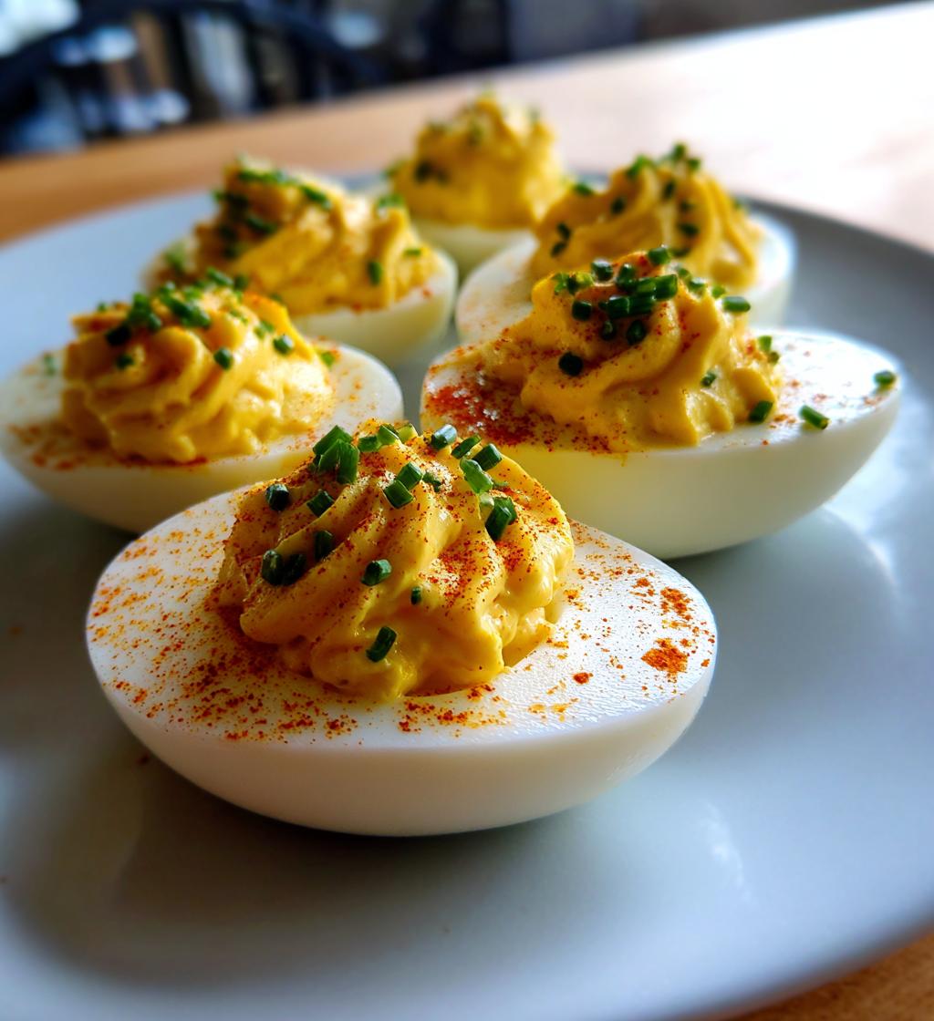 game day deviled eggs