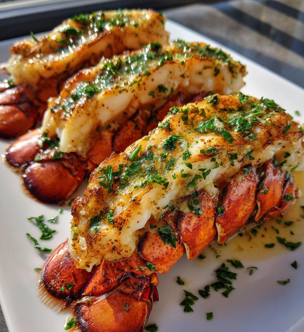 garlic butter lobster tail recipe