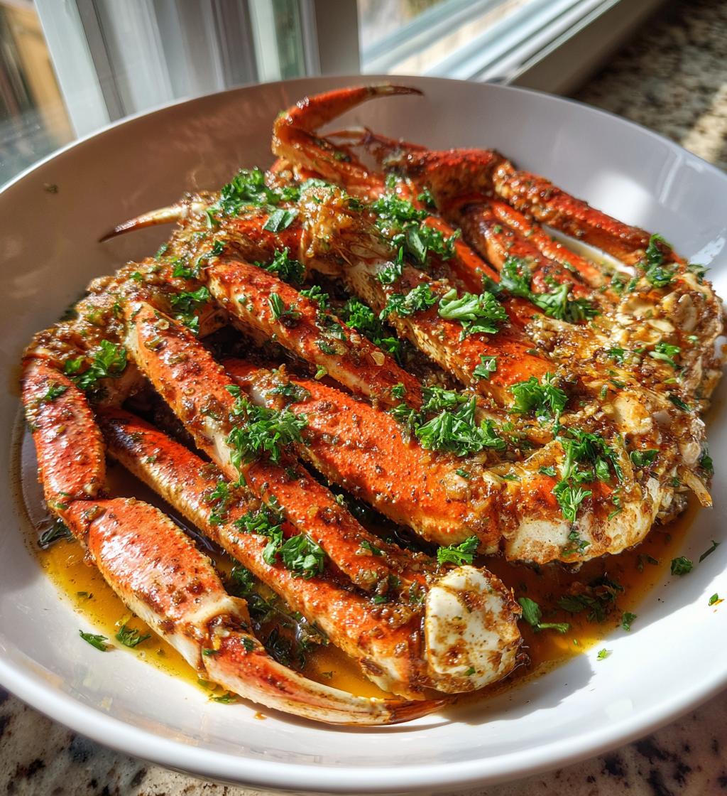 garlic snow crab legs recipe