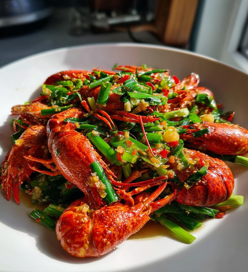 ginger scallion lobster