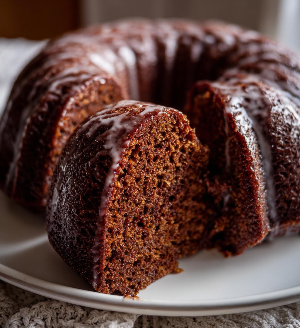 gingerbread bundt cake