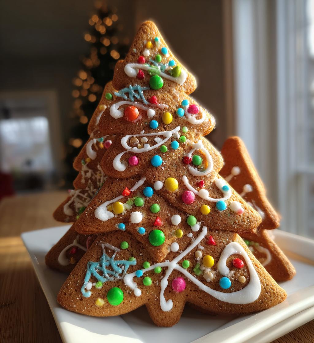 gingerbread christmas tree