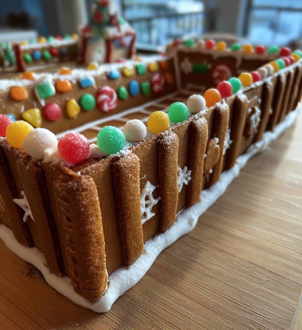 gingerbread football stadium