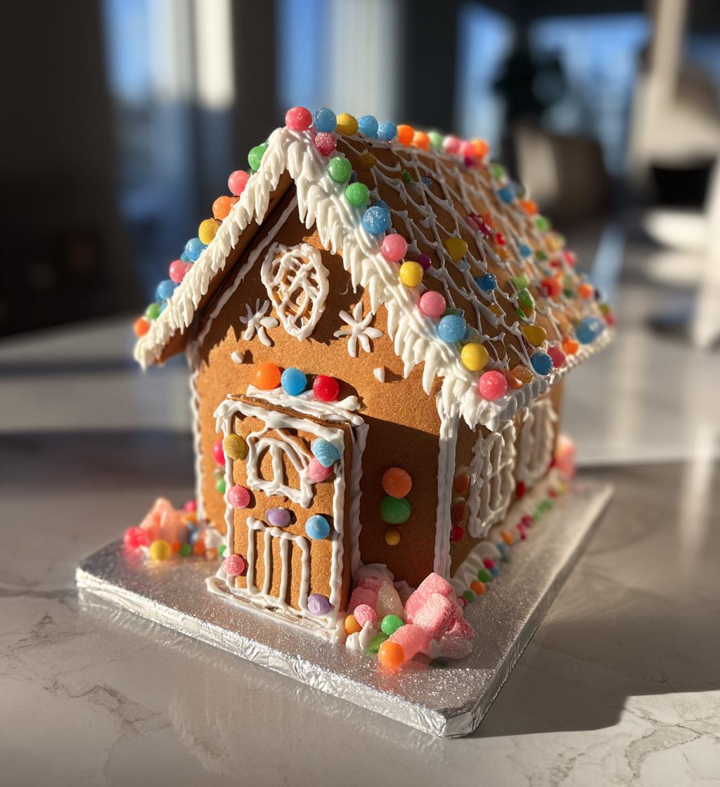 gingerbread house template
