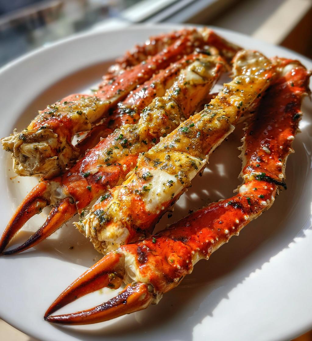 grilled king crab legs