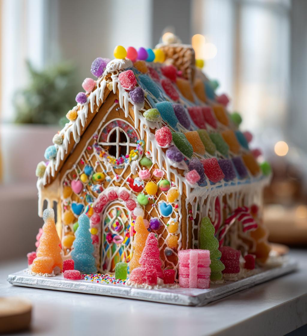 grinch gingerbread house