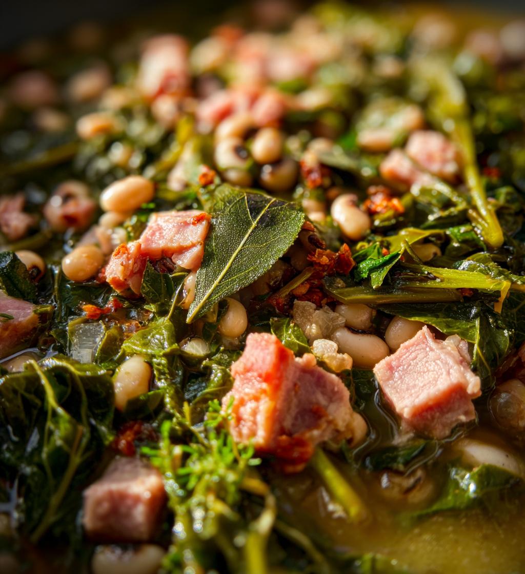 ham and black eyed peas crock pot