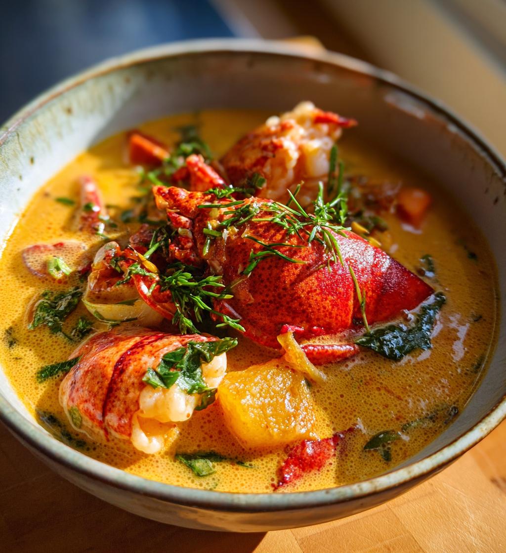 healthy lobster bisque