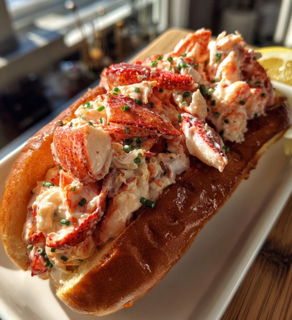 homemade lobster roll