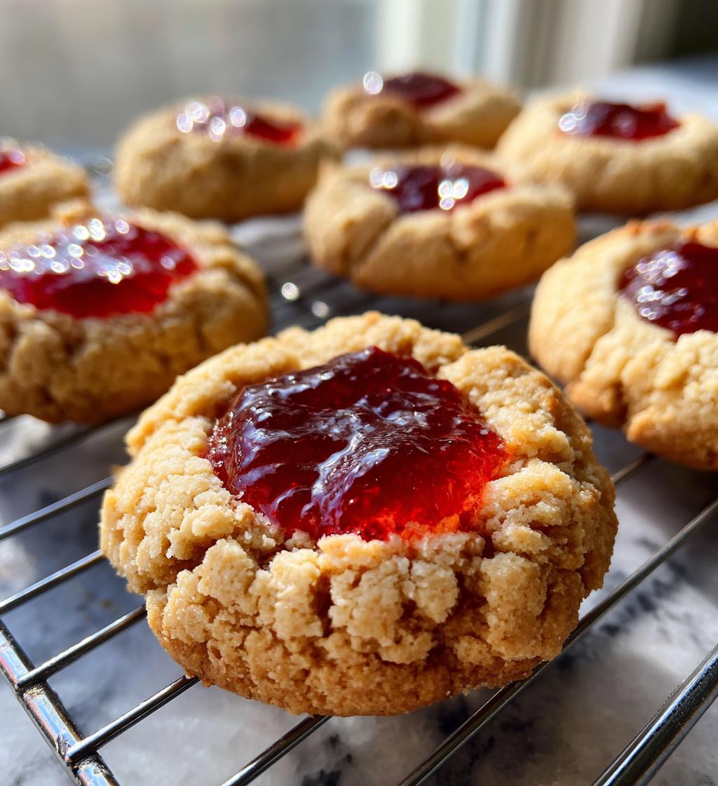 homemade thumbprint cookies