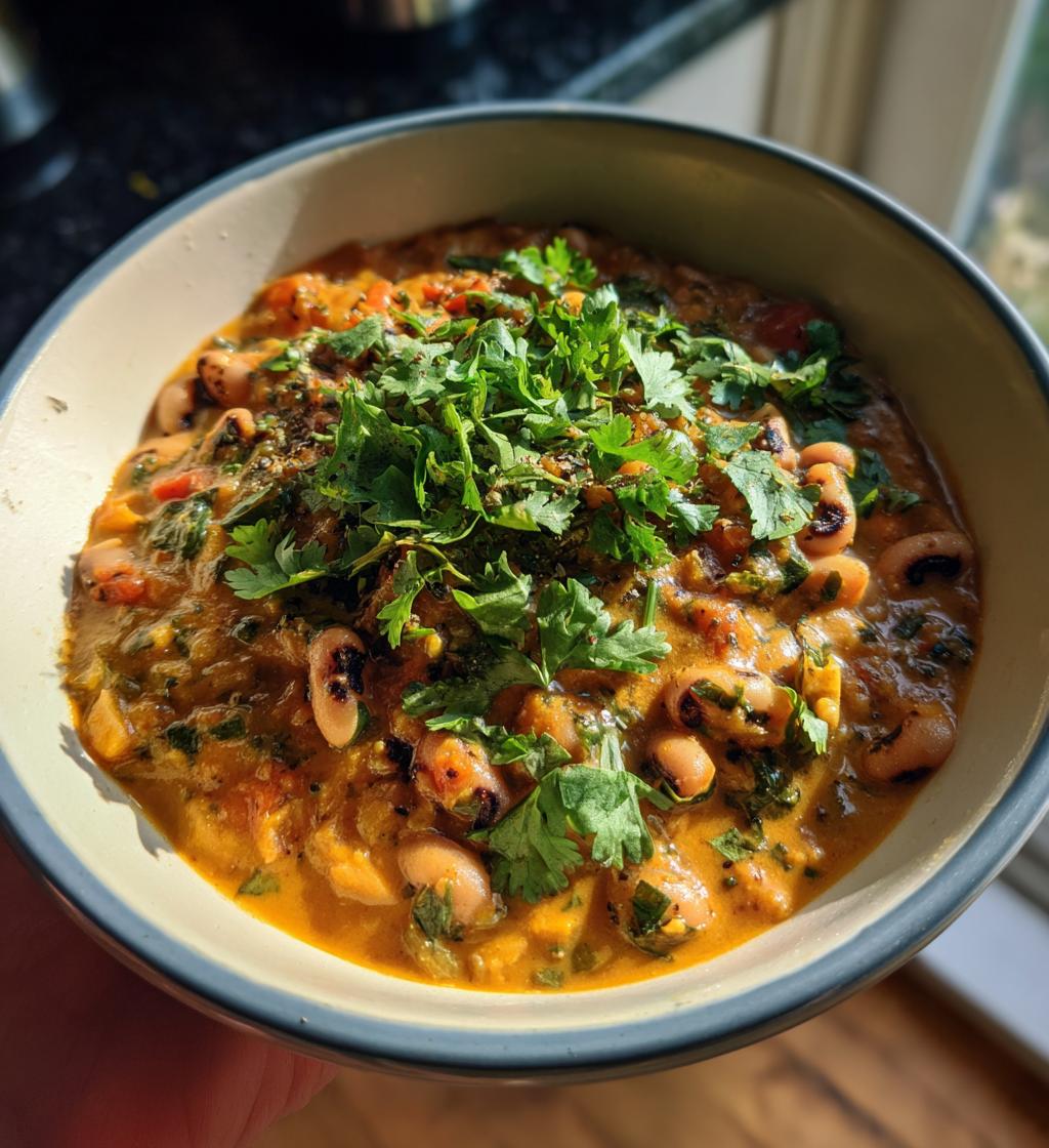 how to make black-eyed peas curry