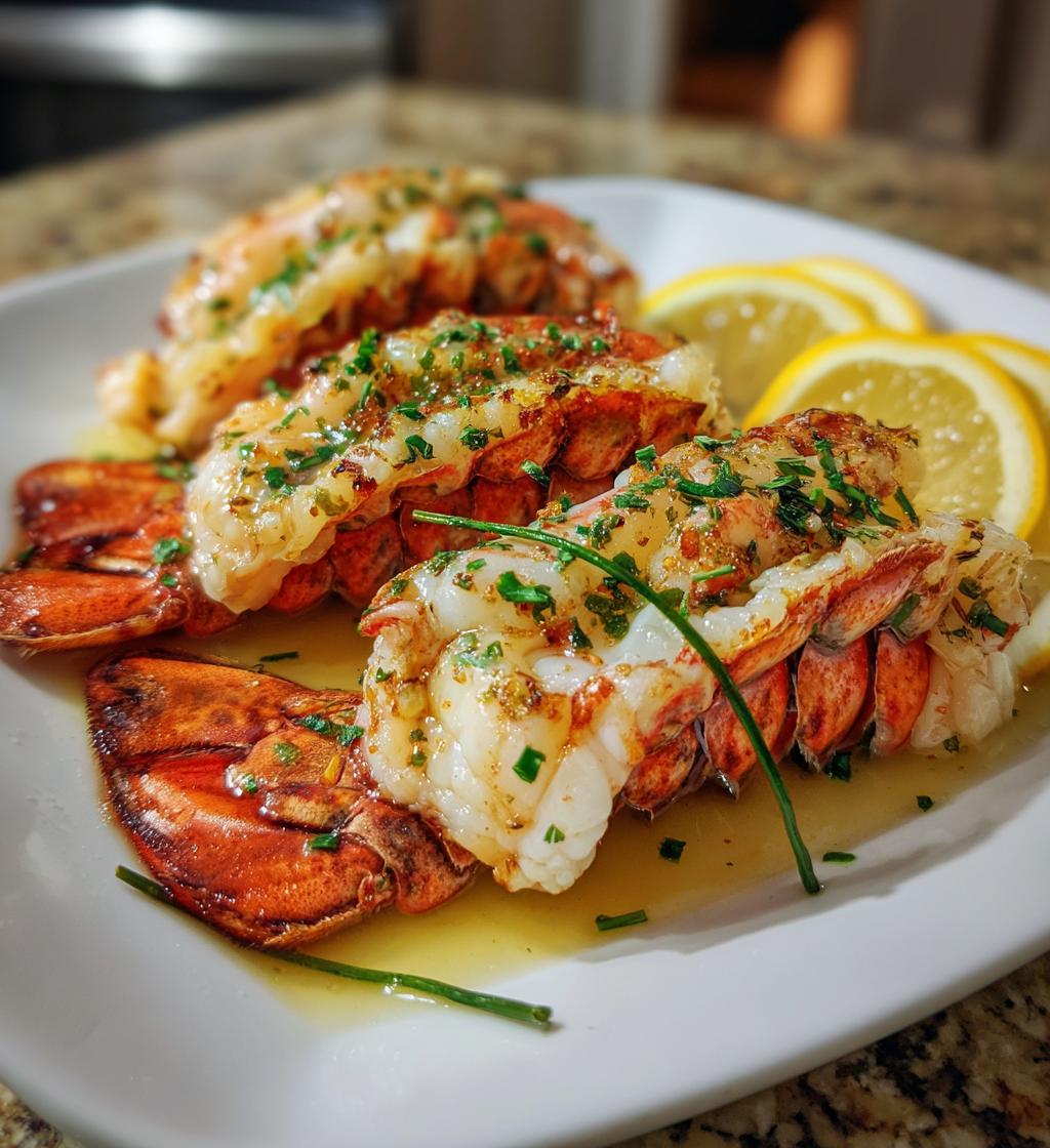 how to poach lobster tails