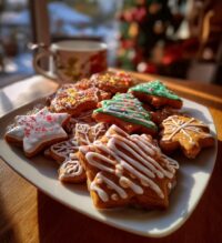 iced gingerbread cookies