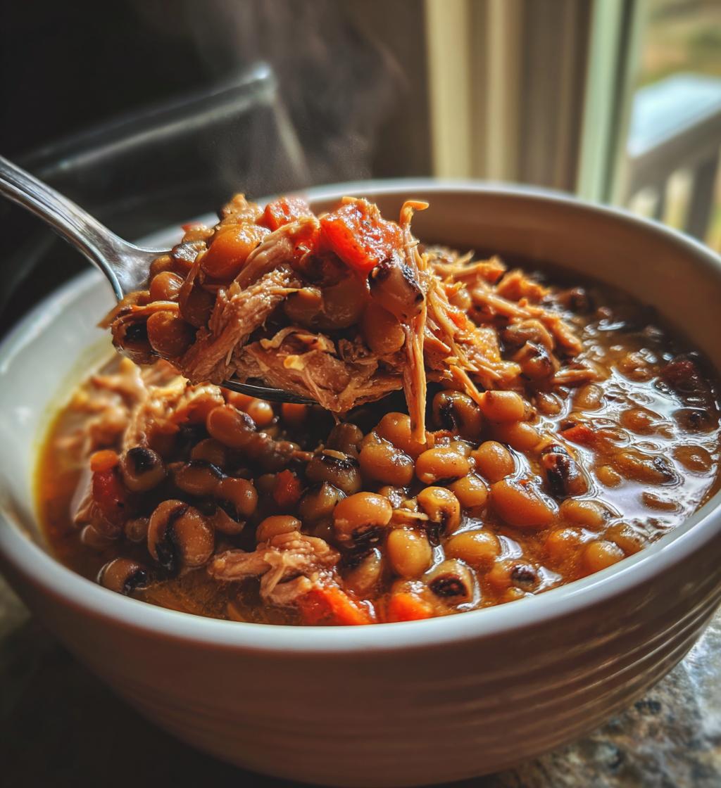 instant pot black eyed peas with smoked turkey