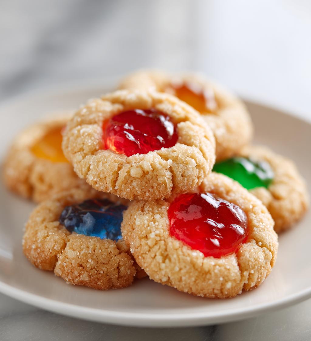 jelly thumbprint cookies