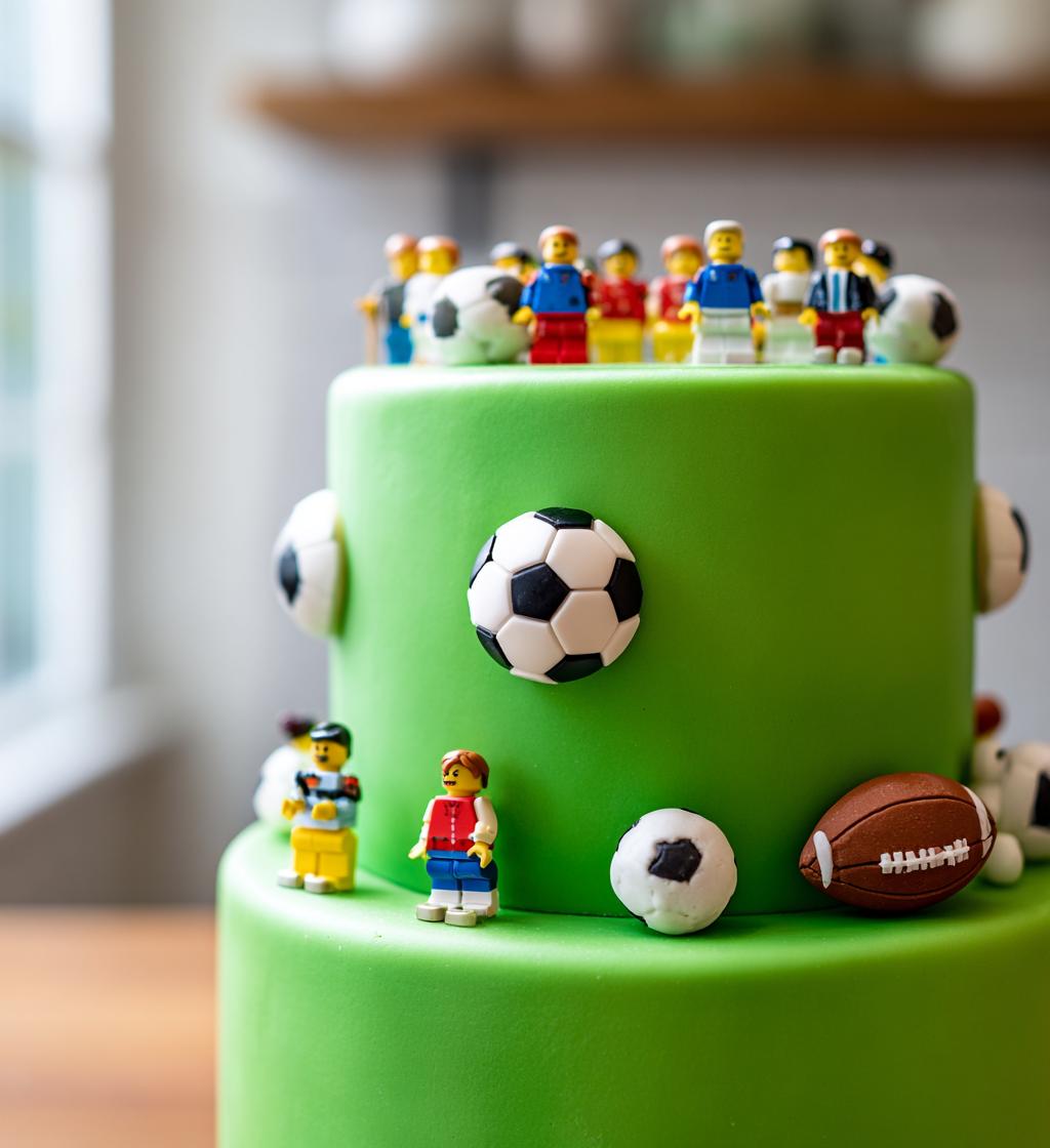 lego football cake