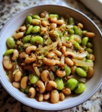 lima beans and black eyed peas
