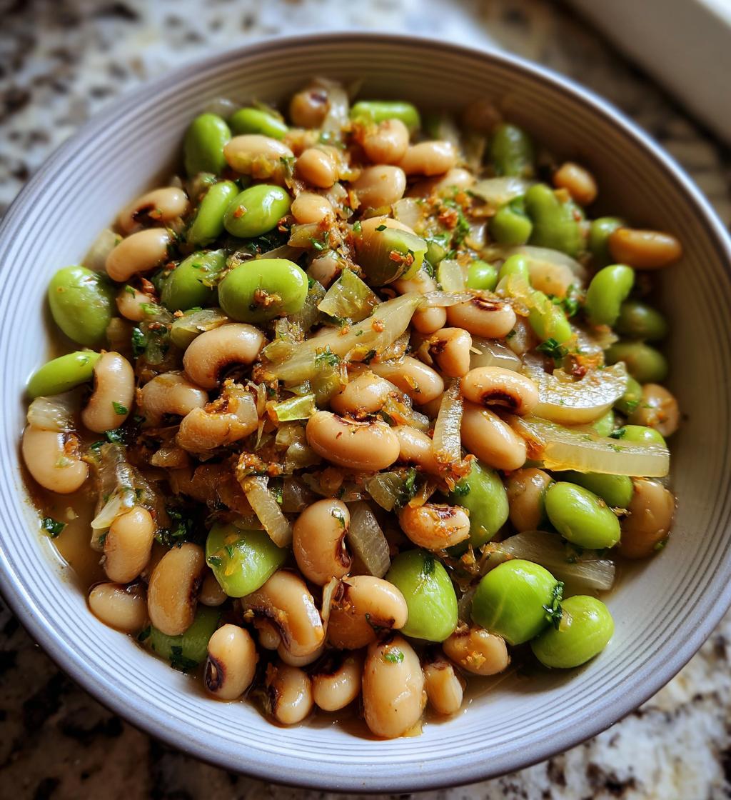 lima beans and black eyed peas