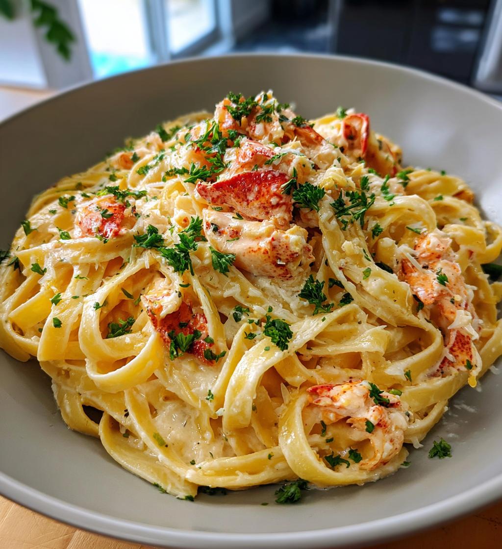lobster alfredo recipe