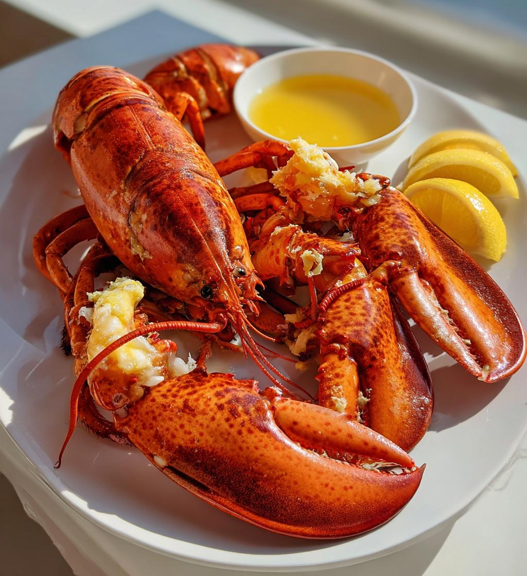 lobster and butter