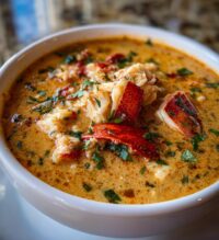 lobster and crab bisque