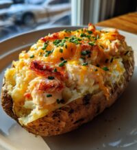 lobster baked potato