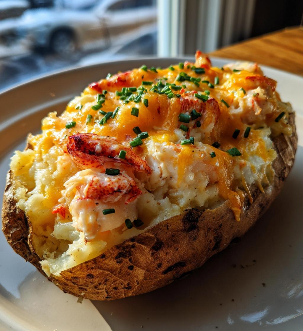 lobster baked potato