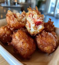 lobster beignets