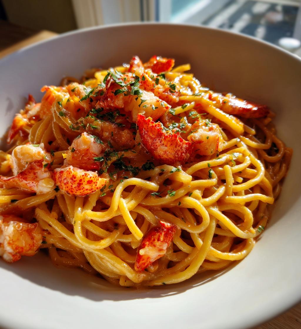 lobster bisque pasta recipe
