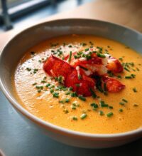 lobster bisque plating