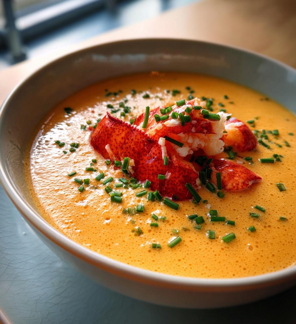 lobster bisque plating