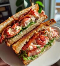 lobster club sandwich