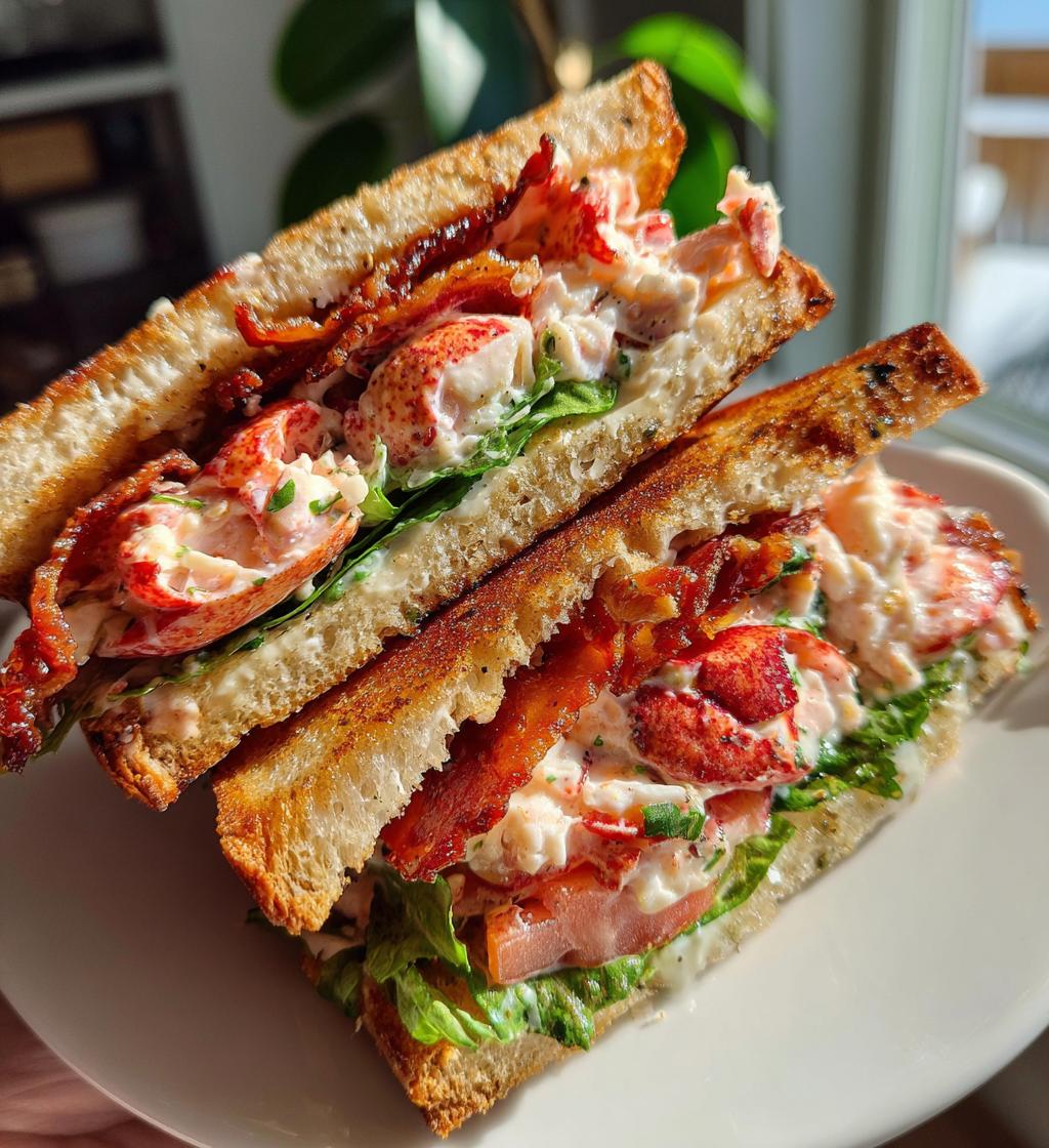 lobster club sandwich