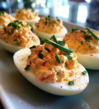 lobster deviled eggs