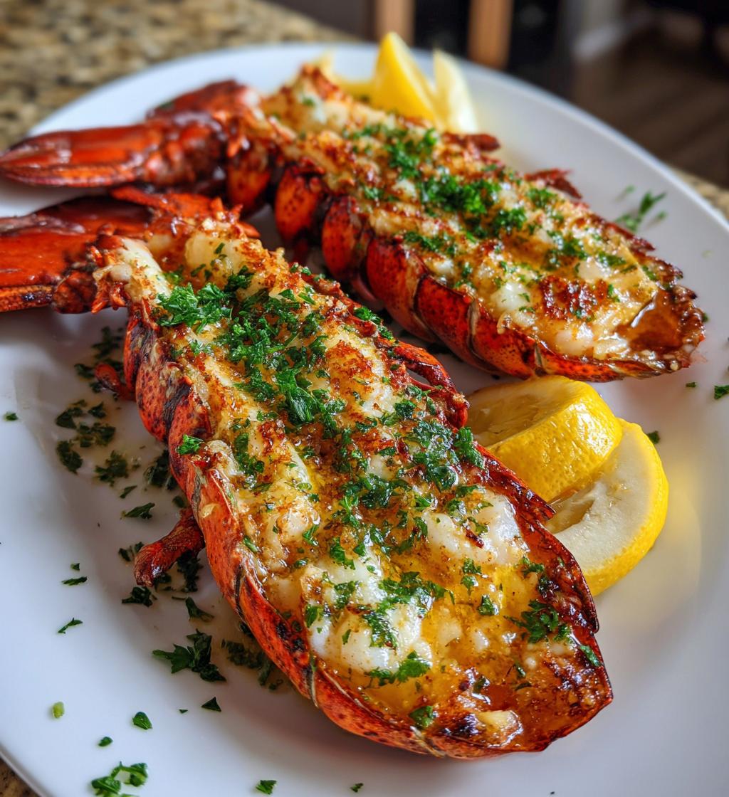 lobster dinner menu