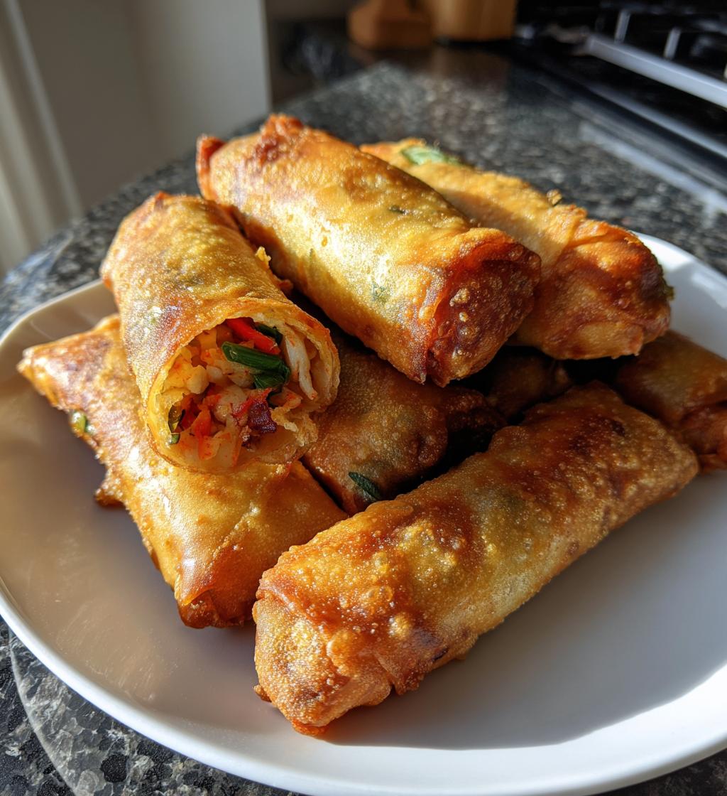 lobster egg rolls