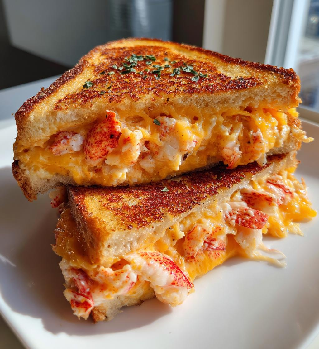 lobster grilled cheese sandwich