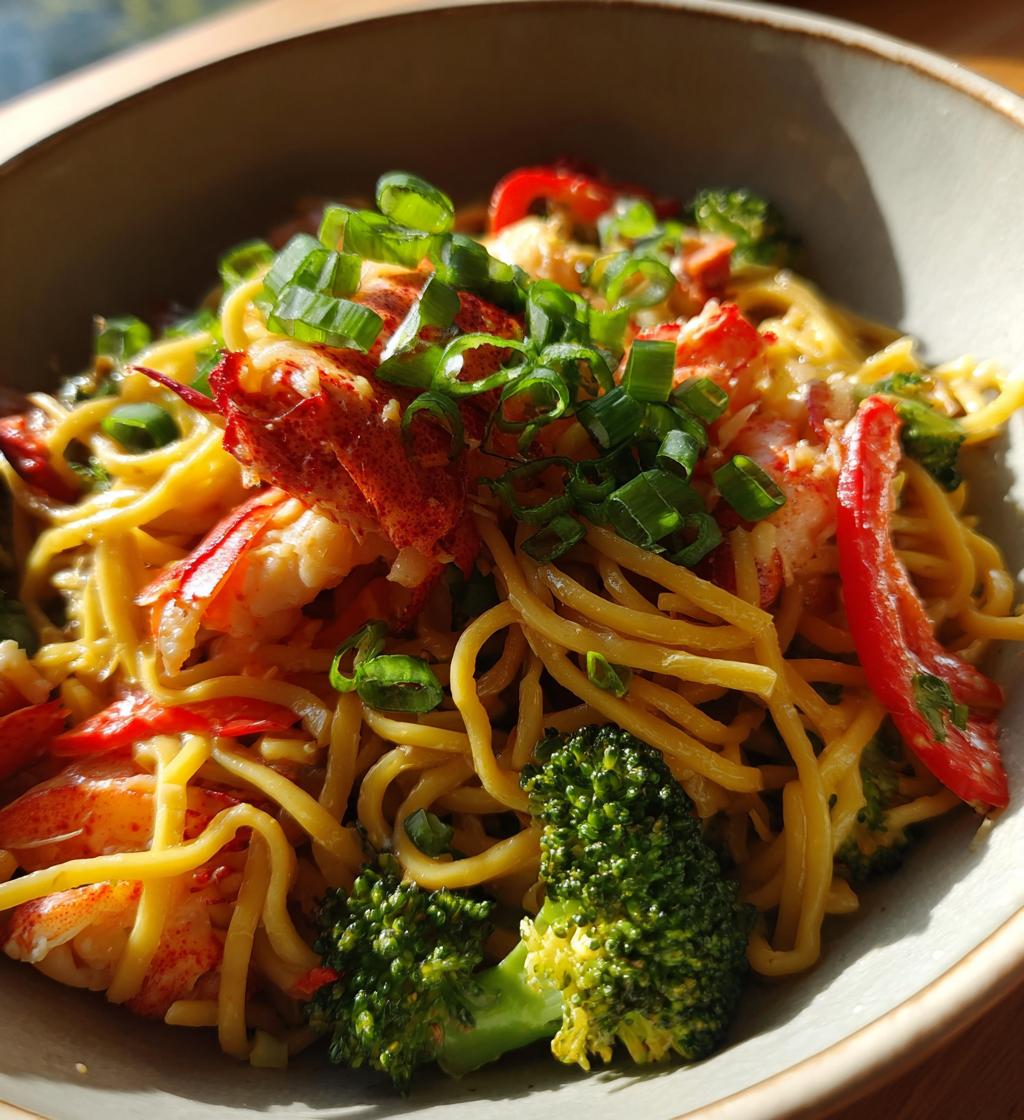lobster noodles recipe