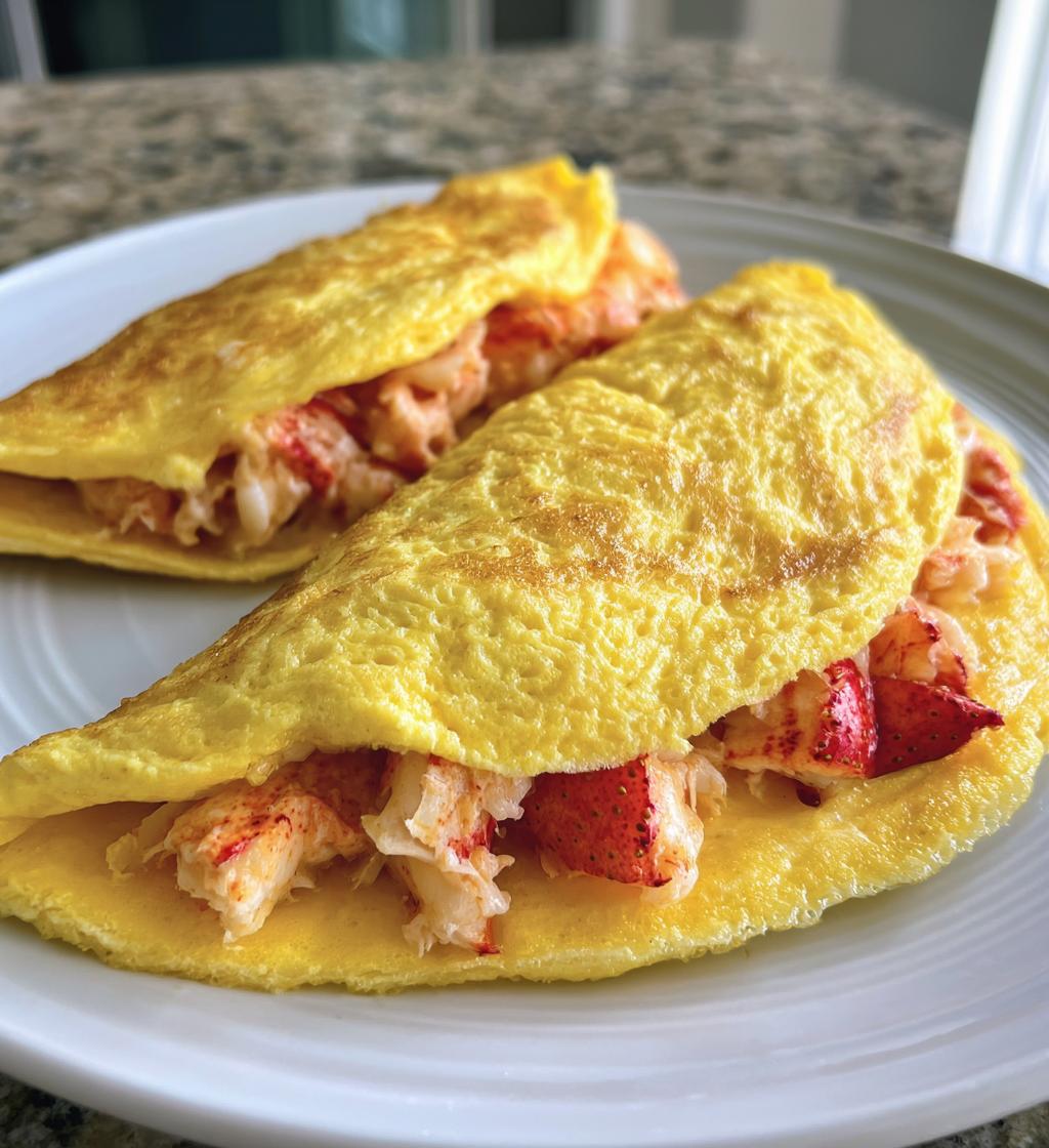 lobster omelette