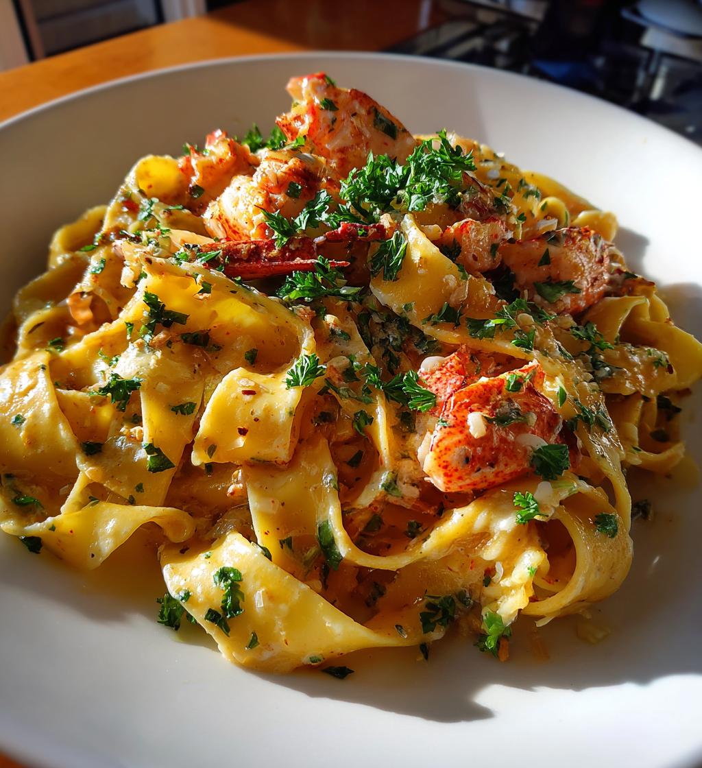 lobster pappardelle recipe