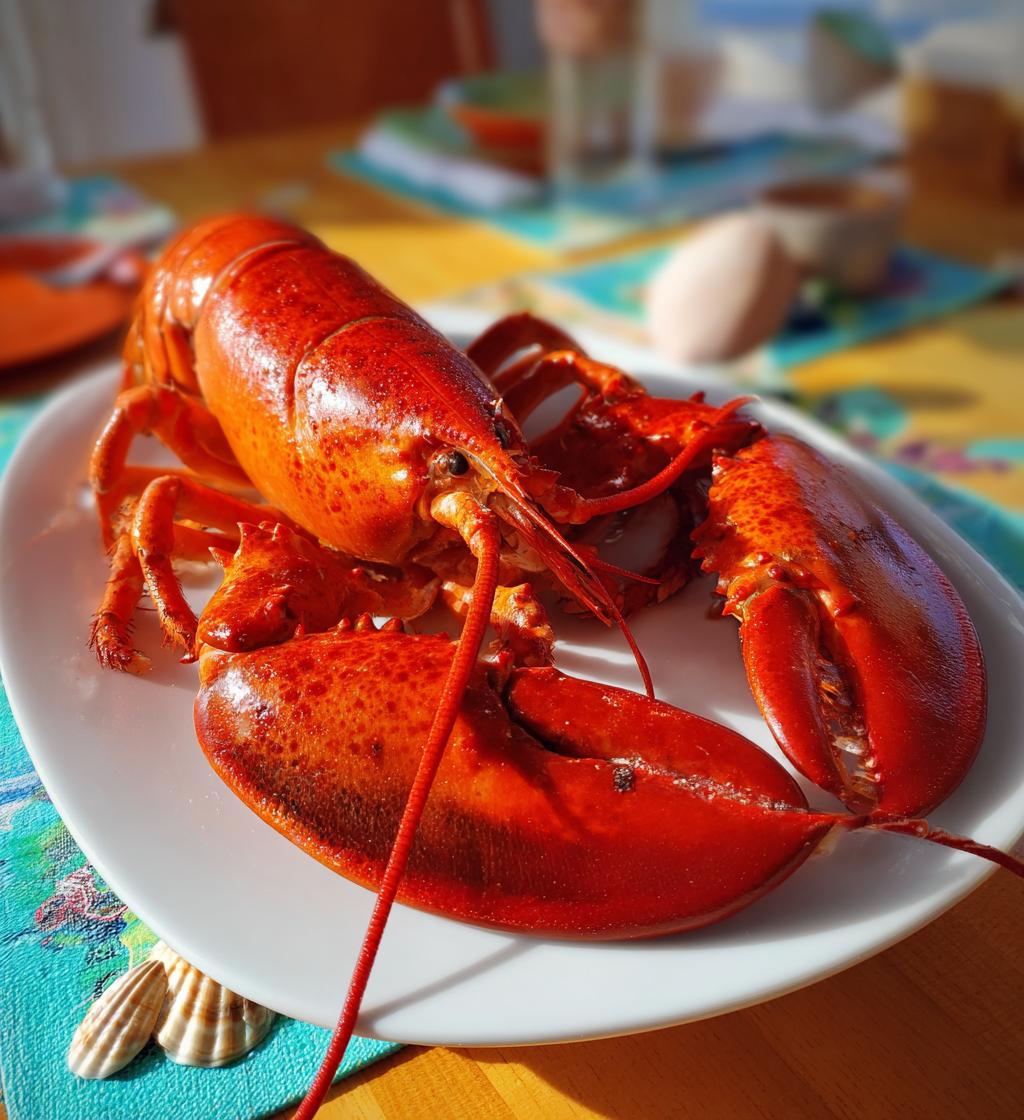 lobster party ideas table settings