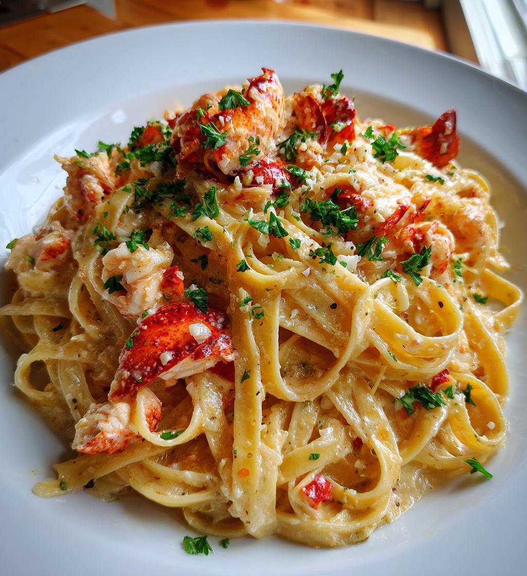 lobster pasta fine dining