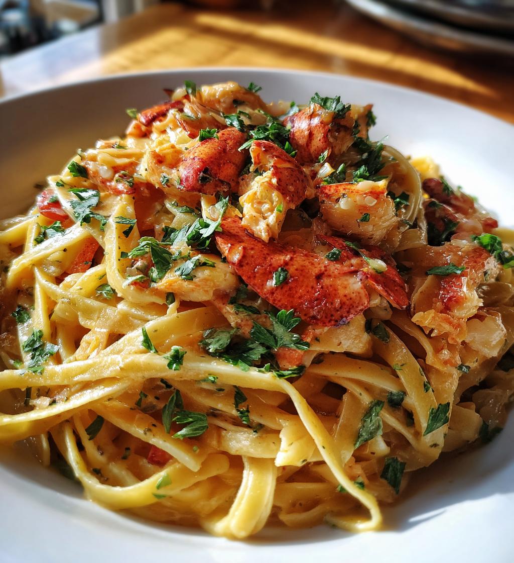 lobster sauce for pasta