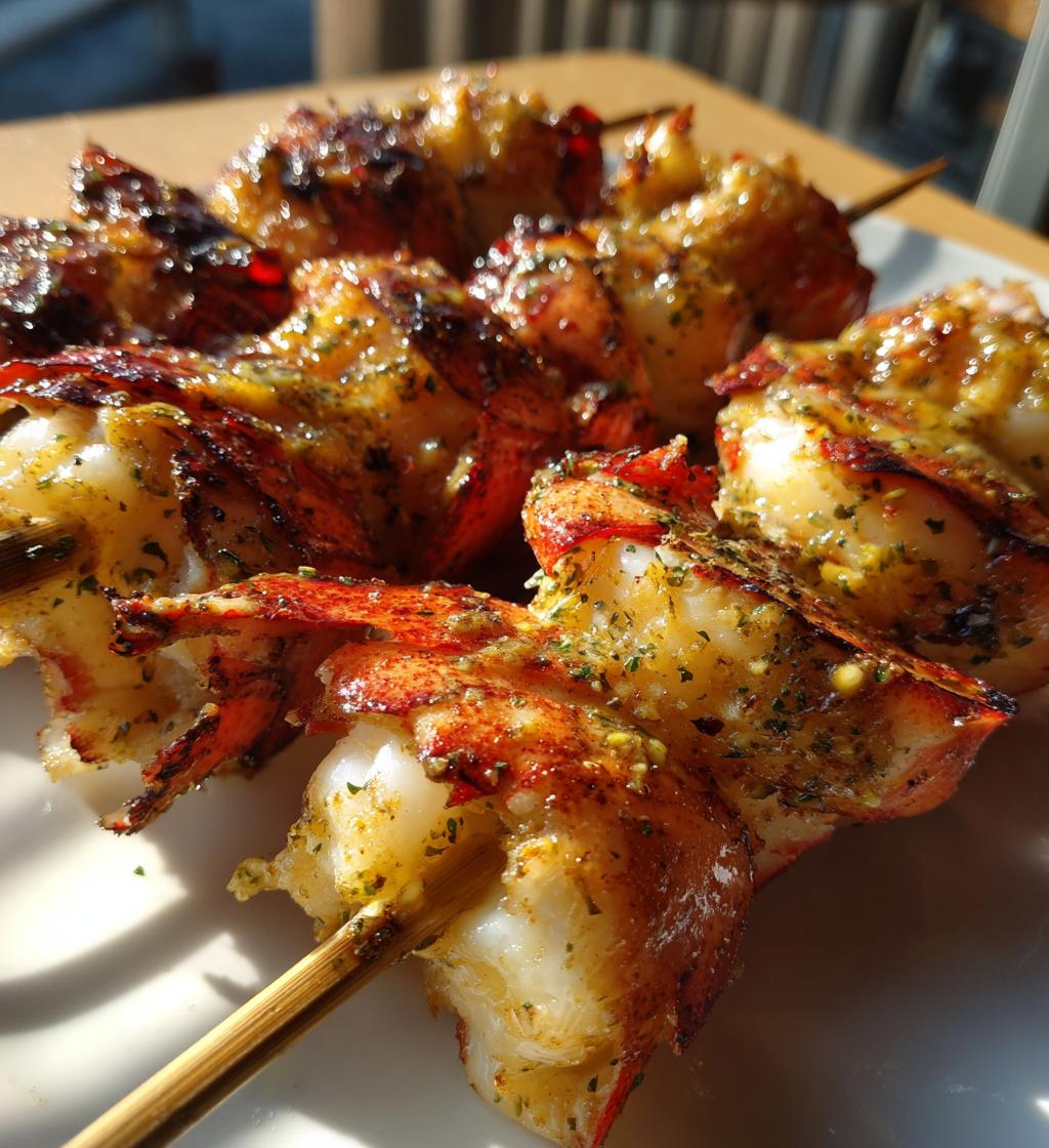 lobster skewers