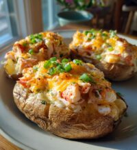 lobster stuffed potatoes