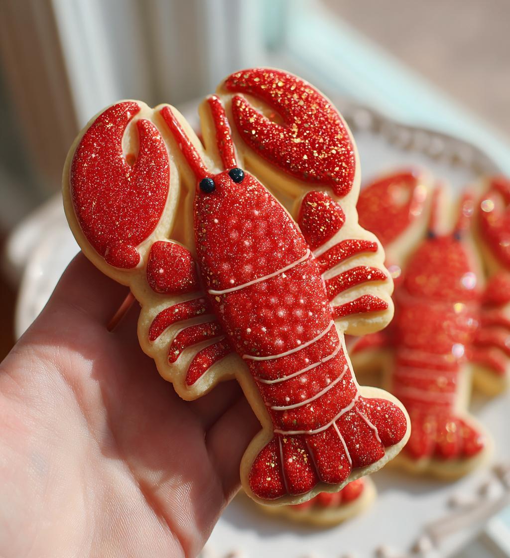 lobster sugar cookies